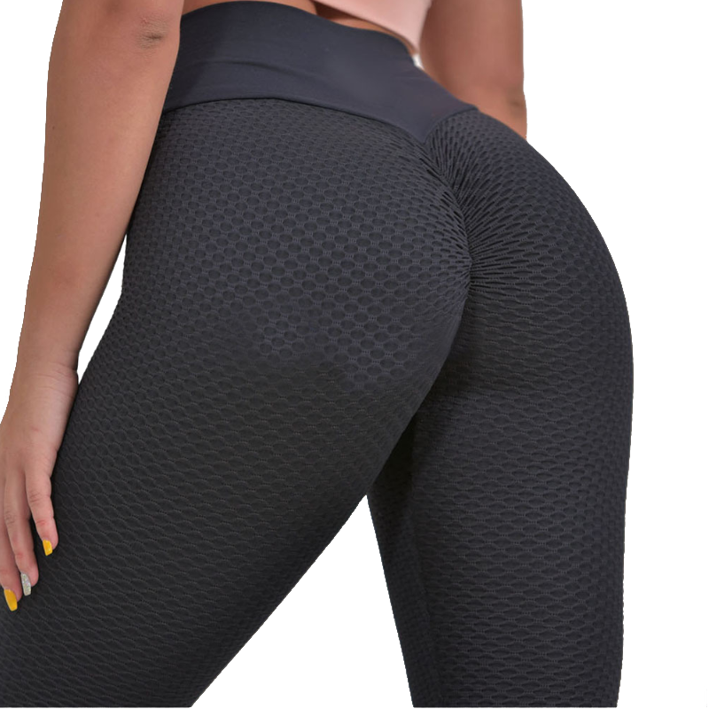 Plaid Leggings Fitness Yoga Pants Women's Seamless High Waist