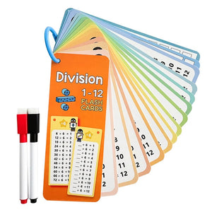 Educational Toys 0 12 Times Table Cards, Multiplication Charts, Self Check Math Learning Tool, Montessori Mathematical Training, Teaching Aids