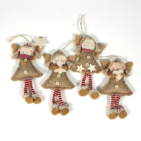 Seasonal Decorations Country Christmas Angels Ornament Pendant Decorations