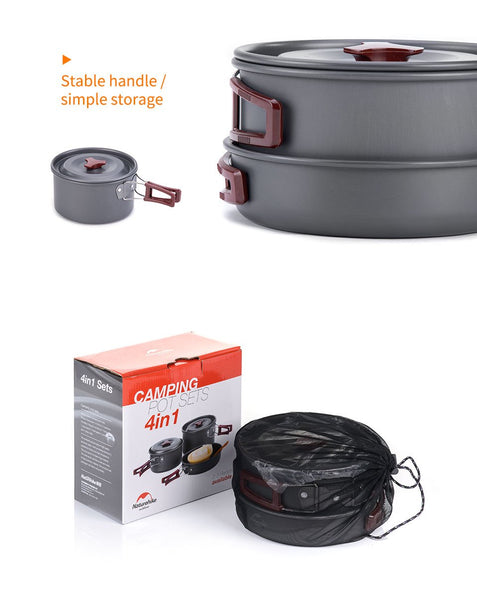Outdoor Camping Picnic Cookware And Tableware Set