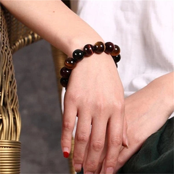 Bracelets Tiger Eye Natural Crystal Stone Buddha Bead Bracelet Fashion Jewellery