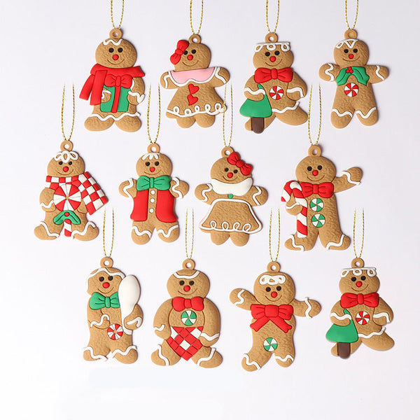 Seasonal Decorations Gingerbread Man Christmas Tree Decoration Pendant