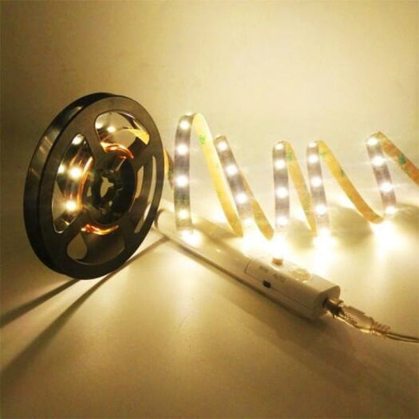 String Lights 1 3M 5V Waterproof Induction Light Wardrobe Bedroom Led With Human Body Strip 1M Pc Warm White