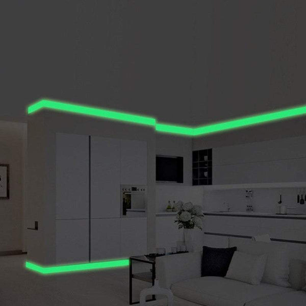 Wall Stickers Decorative Stickers 1.5 X 300Cm Self Adhesive Luminous Tapes Warning