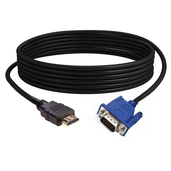 1.8 M Hdmi Cable To Vga 1080P With Audio Adapter May31