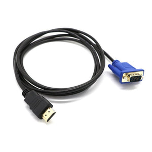 1.8M Hdmi Compatible Cable To Vga With Audio Adapter