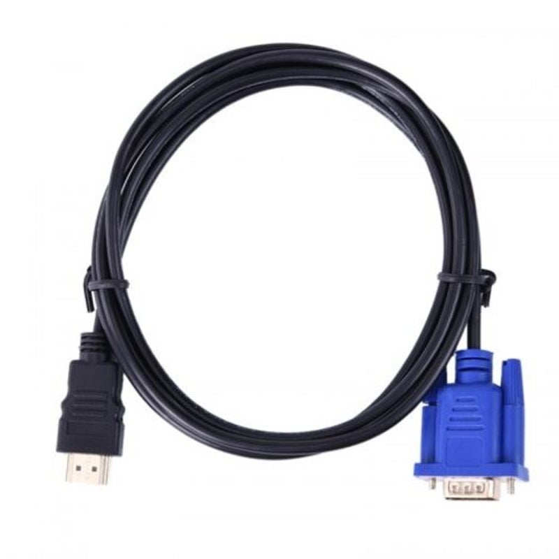 Monitor/AV Cables & Adapters 1.8M Hdmi To Vga Adapter Cable Digital 1080P Audio Converter Multi