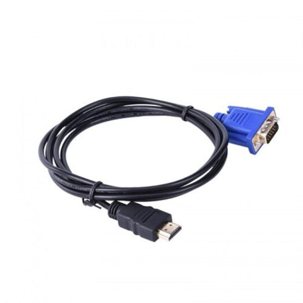 Monitor/AV Cables & Adapters 1.8M Hdmi To Vga Adapter Cable Digital 1080P Audio Converter Multi