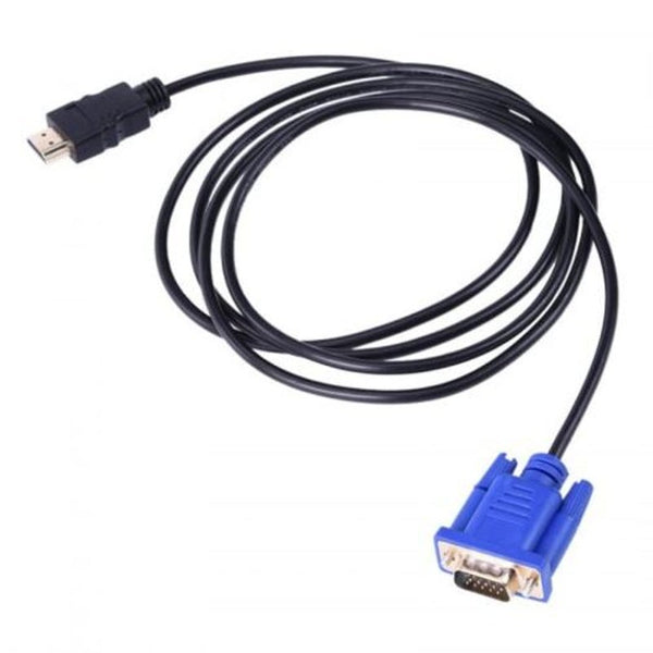 Monitor/AV Cables & Adapters 1.8M Hdmi To Vga Adapter Cable Digital 1080P Audio Converter Multi