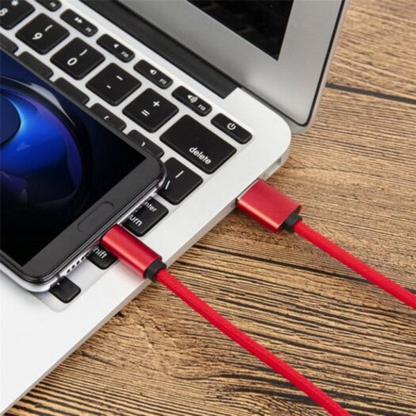 1.8M Usb C Type 5A Super Charging Cable For Huawei P20 Pro / Mate 10 P10 Red