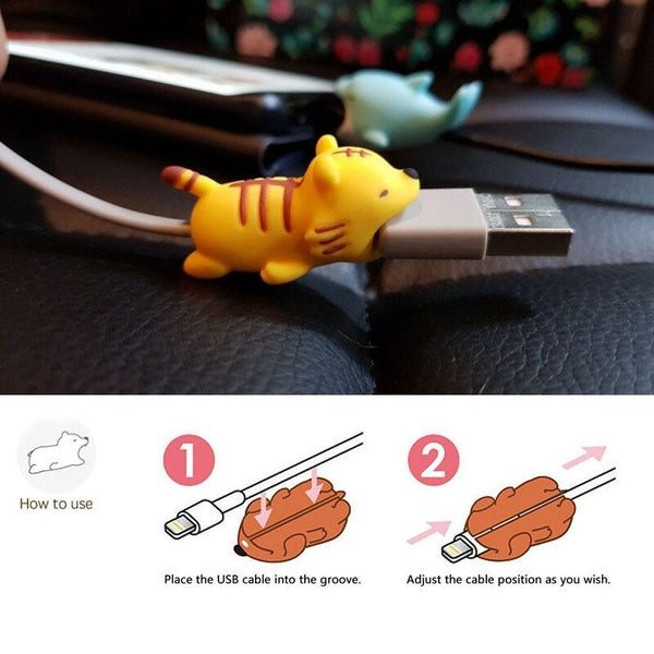 Cable Ties & Organisers Cute Cable Protector Usb Data Line Protection Case 1