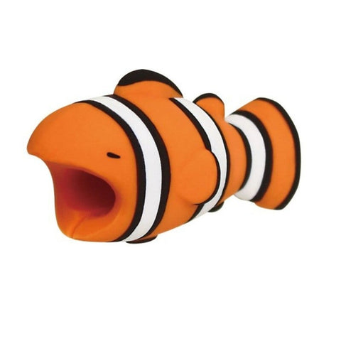 Cable Ties & Organisers Cute Animal Shaped Cable Protector Usb Data Line Protection Case Clown Fish