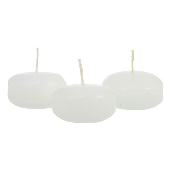 Candles 100 Pack Of 8Cm White Wax Floating Wedding Party Home Event Decoration