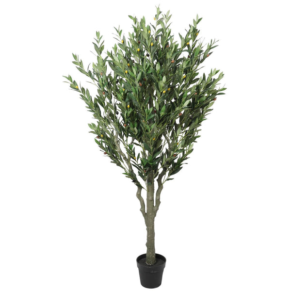 Artificial Plants Artificial Bushy Olive Tree With Olives 180Cm