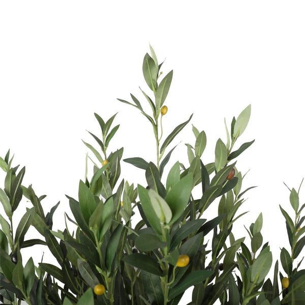 Artificial Plants Artificial Bushy Olive Tree With Olives 180Cm