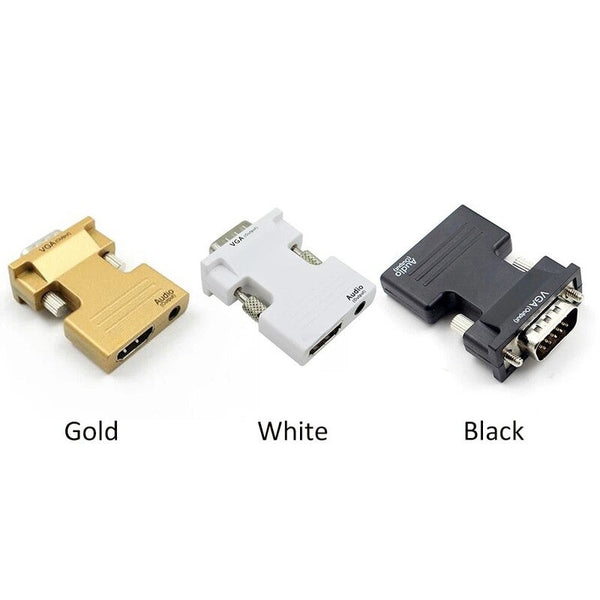 Monitor/AV Cables & Adapters Hdmi Compatible Female To Vga Male Converter Adapter Support 1080P