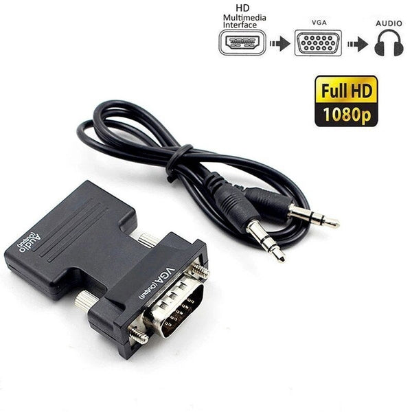 Monitor/AV Cables & Adapters Hdmi Compatible Female To Vga Male Converter Adapter Support 1080P