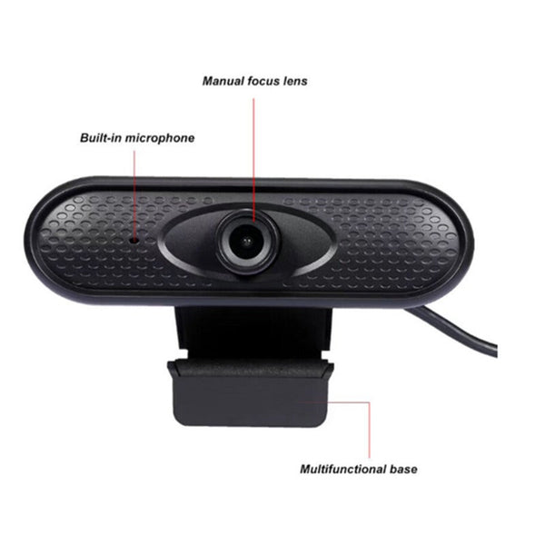 Webcams 1080P Hd Video Conferencing Camera Usb Free Drive Live With Microphone