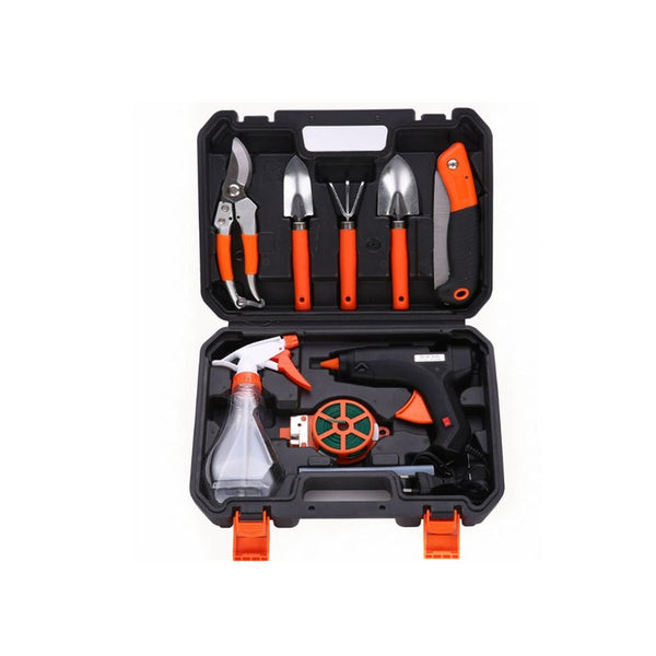 Garden Tool Sets 10Pcs Hardware Toolbox Gardening Combination Set