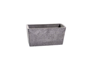 Imitation Stone Grey Rectangle Planter 27Cm