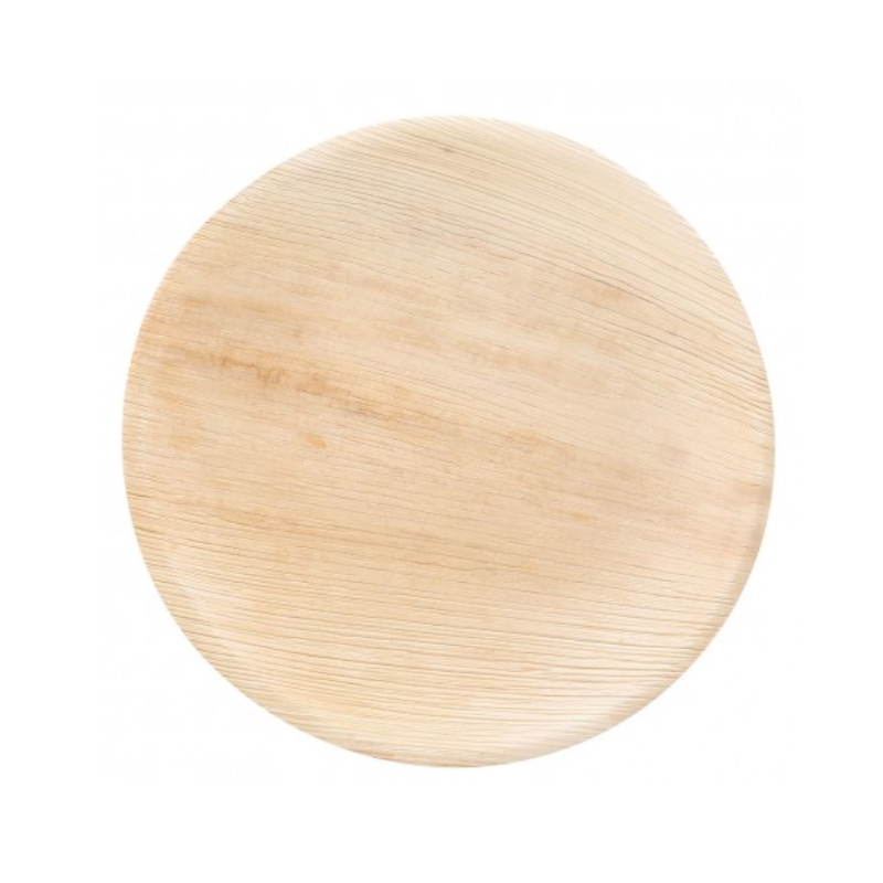 12.5Cm Mini Plate Wood Pan Round Rubber Material Tea Tray Dessert Dinner Bread Fruit Dishes Saucer