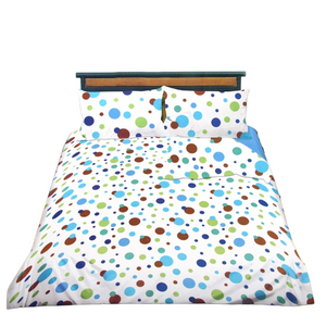 Quilt Covers Galaxy Dots Blue Quilt Cover Set Queen