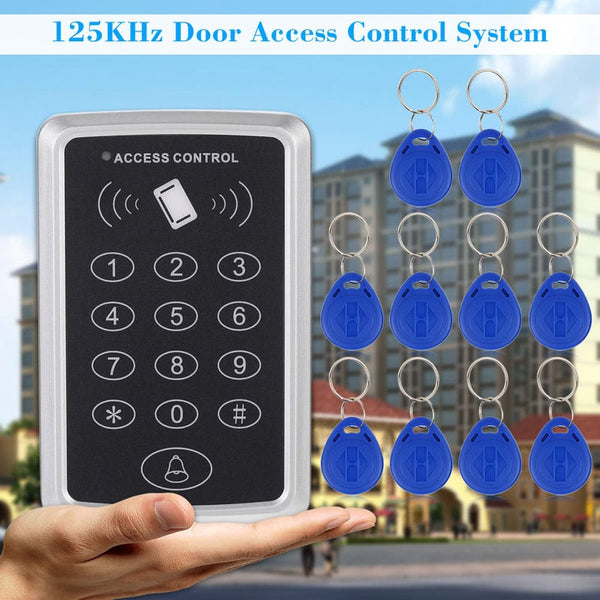 Other Home Security 125Khz Single Door Proximity Rfid Card Access Control System Keypad Include 10Pcs Id Keyfobs