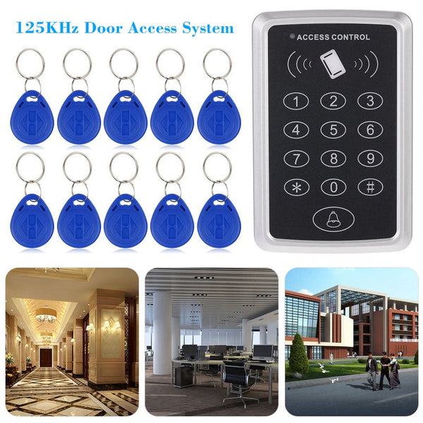 Other Home Security 125Khz Single Door Proximity Rfid Card Access Control System Keypad Include 10Pcs Id Keyfobs