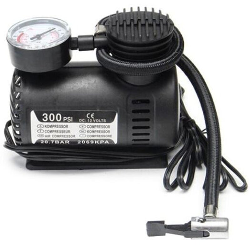 Air Compressors 12V Micro Air Pump For Car Tire Black