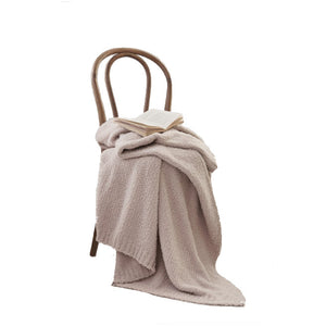 Blankets 130 X 160Cm Cozy Throw Light Grey