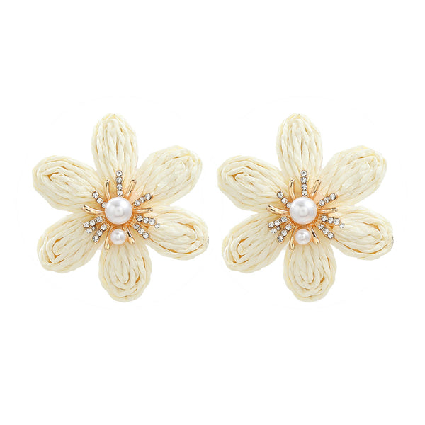 Earrings Women Ladies Party Accessories Flower Stud Fashion Jewellery