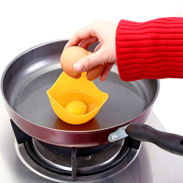14Pcs Silicone Heat Resistant Egg Poacher Poaching Pods Pan Mould Kitchen Cooking Tool