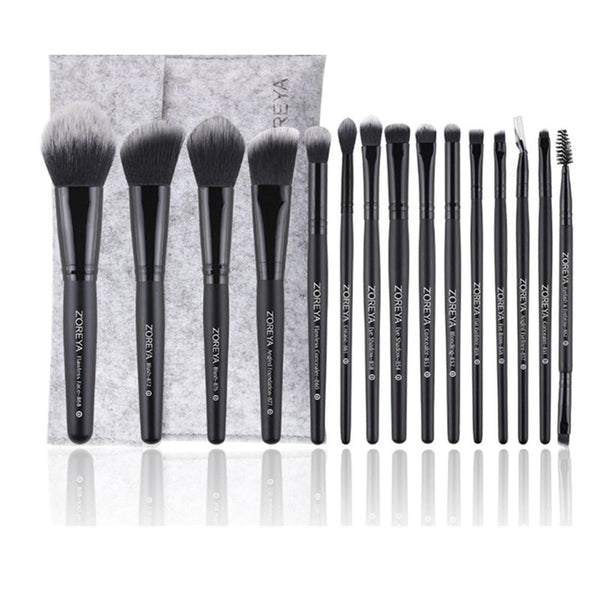 Brushes 15Pcs Professional Makeup Brush Set Foundation Eye Shadow Beauty Tool