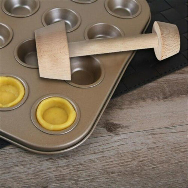 Pastry Forms Wooden Pastry Pusher Tart Dough Mold Baking Tools