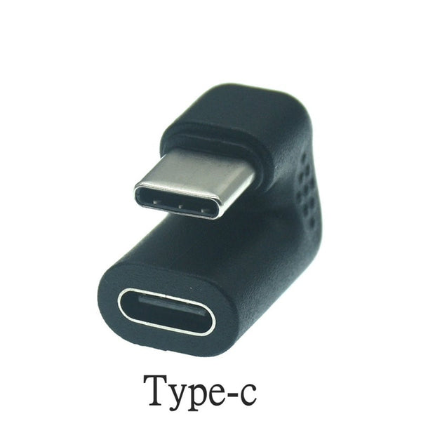 180 Degree Right Angle Usb 3.1 Type C Male To Female Converter Adapter For Smart Phone Samsung S9 S8 Note