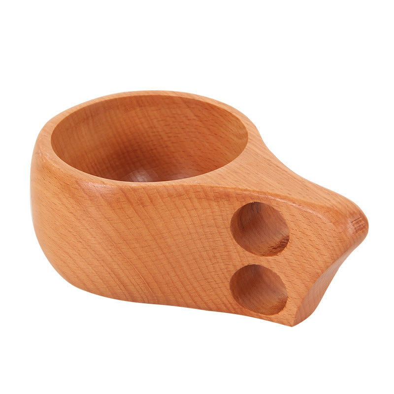 Mugs Finnish Kuksa Outdoors Beech Wooden Coffee Cup