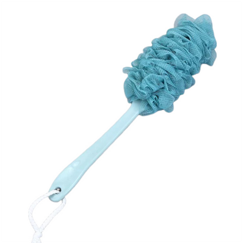 Exfoliators & Scrubs Long Handle Back Exfoliating Scrubber Sponge Soft Mesh Bath Shower Accessory