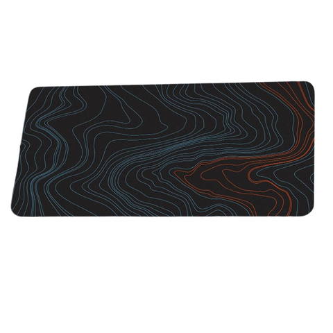 Desk Mats Mouse Pad Metal Black 400X700x2mm Desk Gaming Laptop For Professionals