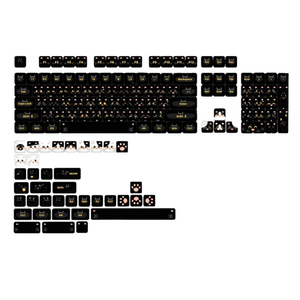 Keyboards & Keypads Keycap Keyboard Black Cat 142 Keys Profile Cute Naughty Switch Theme Layout