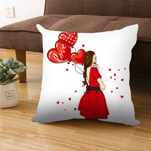 Cushions & Decorative Pillows 45X45cm Valentines Day Romantic Cushion Covers