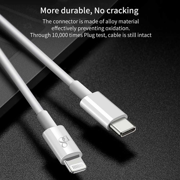 1M D8 18W High Power C94 Terminal Head Apple Pd Fast Charging Data Cable Type