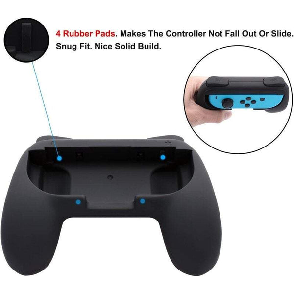 Controllers & Attachments Game Controllers Joy Grips Are Suitable For Nintendo Switches High Quality Wear Resistant Handles Black