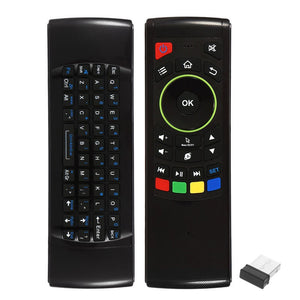 Keyboards & Keypads 2.4G Air Mouse Wireless Keyboard Remote Control 6 Axis Sensor With Infrared Learning For Mini Pc Smart Tv Android Box Black