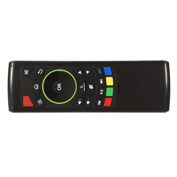 2.4G Air Mouse Wireless Keyboard Remote Control 6 Axis Sensor With Infrared Learning For Mini Pc Smart Tv Android Box Black