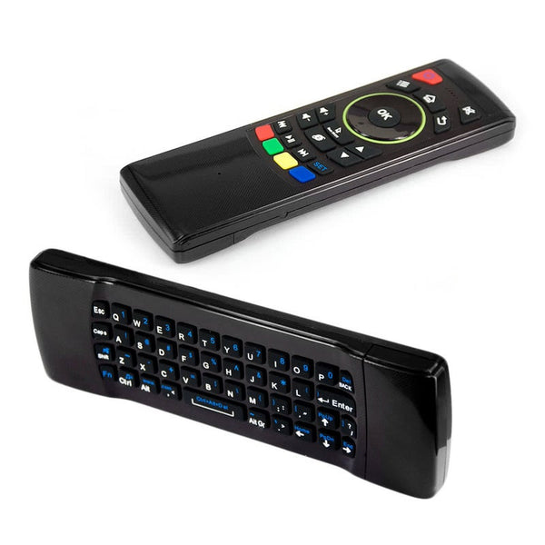 2.4G Air Mouse Wireless Keyboard Remote Control 6 Axis Sensor With Infrared Learning For Mini Pc Smart Tv Android Box Black