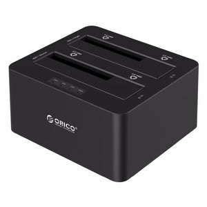 Drive Enclosures & Docks 2 Bay Sata To Usb3.0 External Hard Drive Docking Station Hdd Enclosure Black