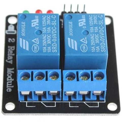 General Purpose Relays 2 Channel 5V Songle Relay Shield Module Diy For Arduino Blue