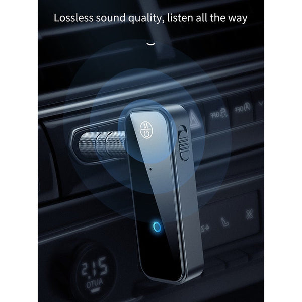 Bluetooth, Handsfree Car Kits Bluetooth 5.0 Transmitter Receiver 2 In1 Jack Wireless Adapter 3.5Mm Audio Aux