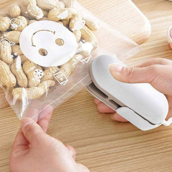 Food Vacuum Sealers 2 In 1 Heat And Cutter Mini Portable Bag