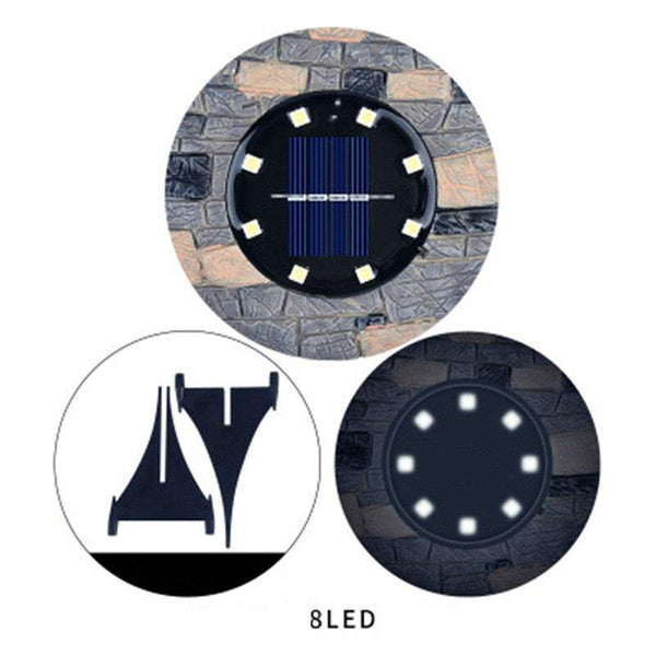 Wall & Ceiling Lights Outdoor Wall Lights Imitation Marble Inground Solar Lawn Garden Decor